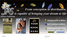 Tablet Screenshot of jasliterarypublishing.com